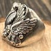 Vintage sterling silver signet ring — view 13 of 20