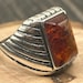 Vintage sterling silver signet ring — view 4 of 10