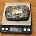 Victorian Andrea sterling silver belt buckle, Andrea hallmark — view 10 of 10