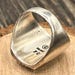 Vintage sterling silver signet ring — view 16 of 20