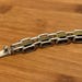 Vintage brass bracelet, mexico hallmark — view 9 of 17