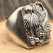 Vintage sterling silver signet ring — view 3 of 20