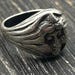 Art nouveau sterling silver ring — view 4 of 9