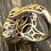 Art nouveau sterling silver ring — view 3 of 15