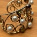 Art nouveau sterling silver cuff — view 4 of 10
