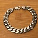 Vintage sterling silver bracelet, italy hallmark — view 2 of 10