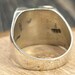Mid century sterling silver signet ring — view 9 of 20