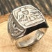 Vintage sterling silver signet ring — view 4 of 18