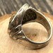 Vintage Ted Ott sterling silver signet ring, ott hallmark — view 6 of 15