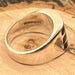 Mid century sterling silver ring, mexico hallmark — view 7 of 10