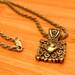 Victorian sterling silver pendant, italy hallmark — view 1 of 5