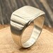 Vintage sterling silver signet ring — view 11 of 18