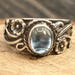 Art nouveau sterling silver ring — view 5 of 18