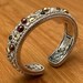 Vintage sterling silver cuff — view 1 of 10