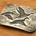 1970s sterling silver belt buckle — view 3 of 10