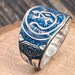 Vintage sterling silver signet ring — view 10 of 17