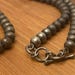 Antique sterling silver necklace — view 7 of 10