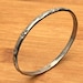 Mid century sterling silver bangle — view 1 of 14
