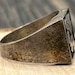 Vintage sterling silver signet ring — view 4 of 18
