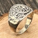 Vintage sterling silver signet ring — view 9 of 18