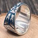 Vintage sterling silver signet ring — view 13 of 17