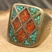 Antique sterling silver signet ring — view 9 of 16