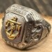 Vintage sterling silver signet ring — view 6 of 10