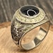 Mid century sterling silver signet ring — view 1 of 19