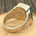 Vintage Robert Sherman sterling silver signet ring, r sherman hallmark — view 6 of 14
