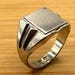 Vintage sterling silver signet ring — view 2 of 10