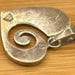 Art deco sterling silver pendant — view 13 of 16