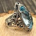 Vintage Carolyn Pollack sterling silver ring, cp hallmark — view 2 of 10