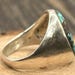 Mid century sterling silver signet ring — view 7 of 19