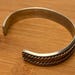Vintage sterling silver cuff, mexico hallmark — view 4 of 9