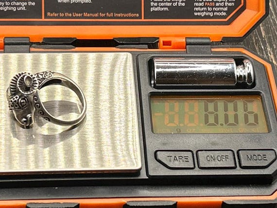 Rams Head Ring, Adjustable Silver Ring, Ram Ring,… - image 8