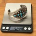 Vintage Mary S. Lew sterling silver cuff, Mary S. Lew hallmark — view 10 of 10