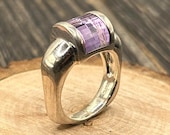 NOS Carolyn Pollack Relios Sterling Silver Amethyst Ring