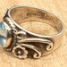 Art nouveau sterling silver ring — view 14 of 18