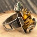 Vintage Jorge Castañeda sterling silver ring, jac hallmark — view 17 of 20