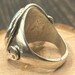 Jude Candelaria sterling silver ring, jude c zuni hallmark — view 6 of 10