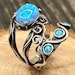 Mid century sterling silver ring, israel hallmark — view 1 of 10