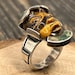 Vintage Jorge Castañeda sterling silver ring, jac hallmark — view 11 of 20