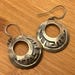 Vintage sterling silver hoop earrings — view 1 of 10