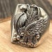 Vintage sterling silver signet ring — view 14 of 20