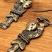 Antique sterling silver earrings — view 3 of 12