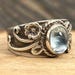 Art nouveau sterling silver ring — view 1 of 18