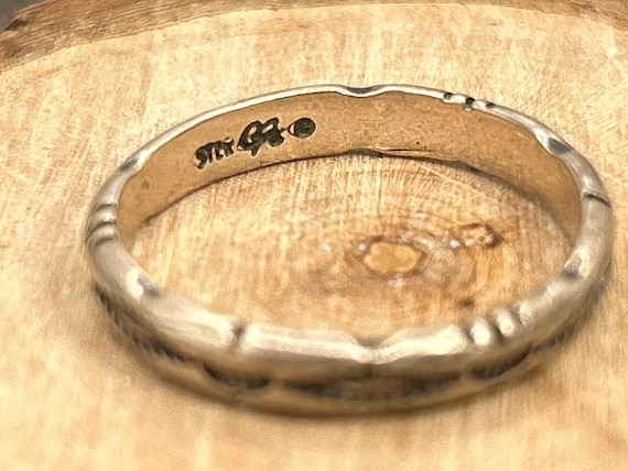 The CP mark, photographed on a piece