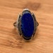 Vintage Albert Francisco sterling silver ring, fransico a hallmark — view 4 of 6