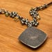 Art nouveau sterling silver pendant — view 8 of 10