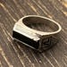 Retro sterling silver signet ring — view 5 of 7